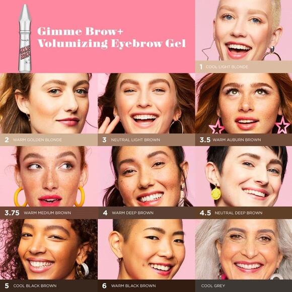 Benefit Cosmetics #5 Gimme Brow+ Volumizing Eyebrow Gel Travel Size Mini - Picture 3 of 3